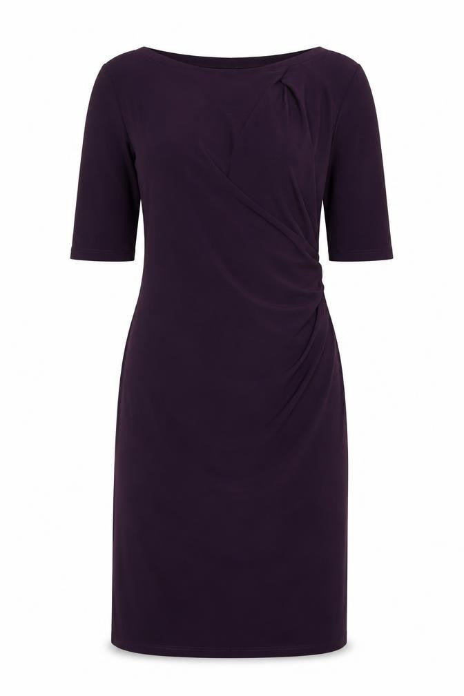 Coco Bianco Women Purple L Half Sleeve Dress