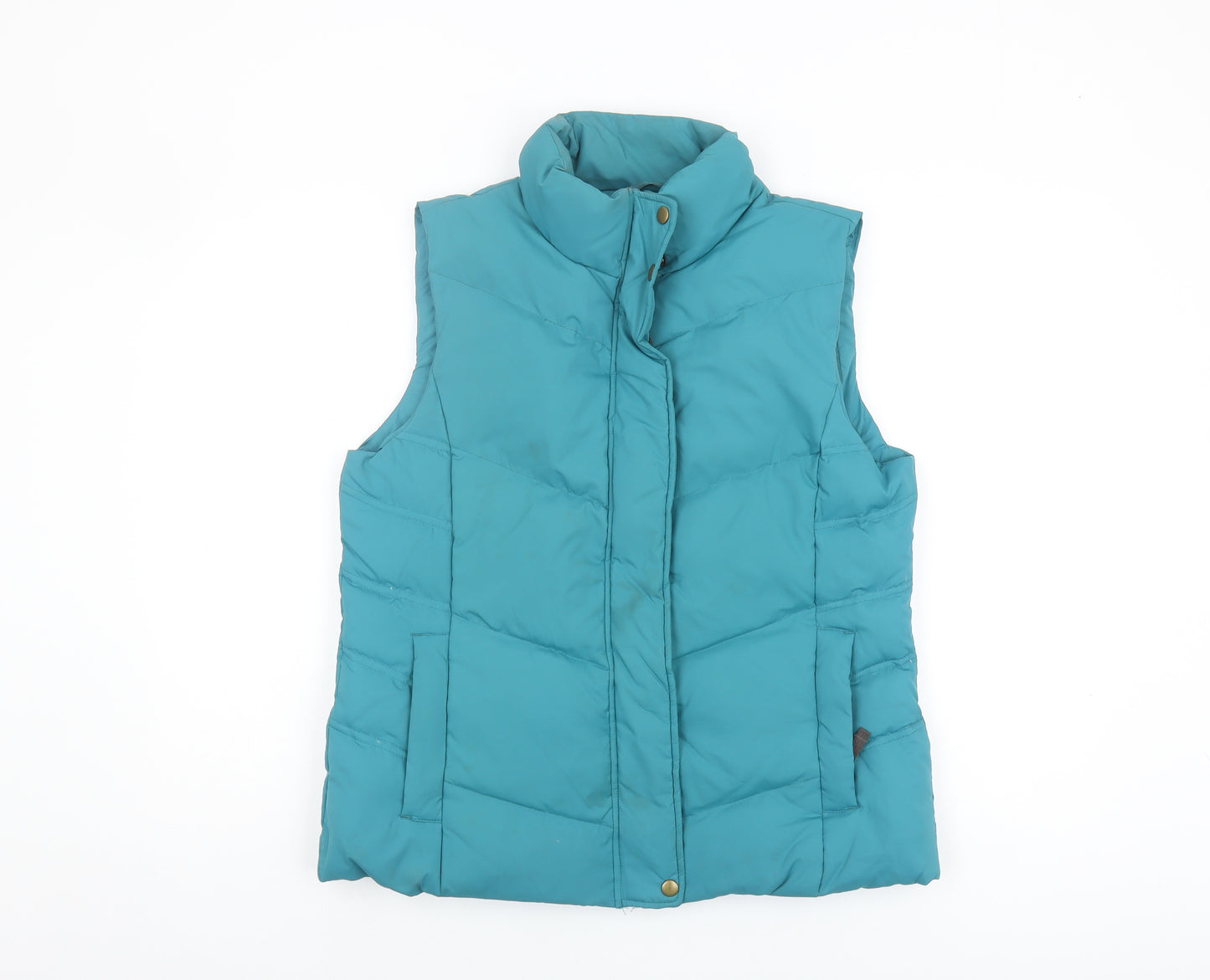 John Lewis Women's Green Puffer Waistcoat Size 14