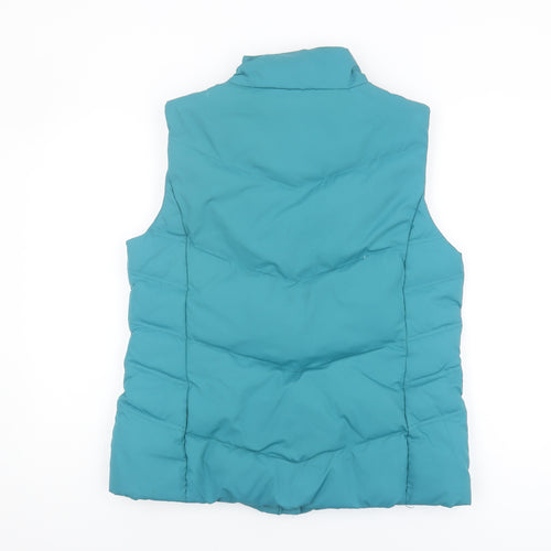 John Lewis Women's Green Puffer Waistcoat Size 14
