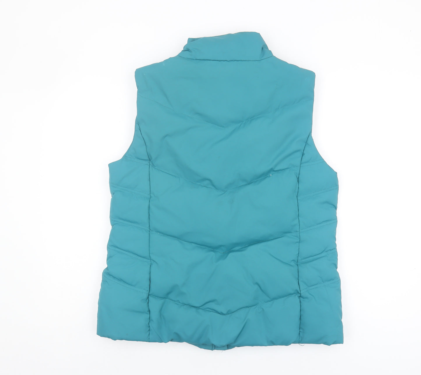 John Lewis Women's Green Puffer Waistcoat Size 14