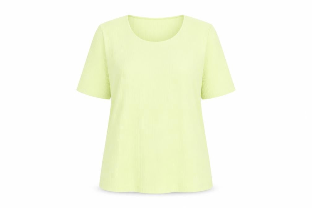 Front view of Eastex Women’s Green Basic T-Shirt -, size UK 16