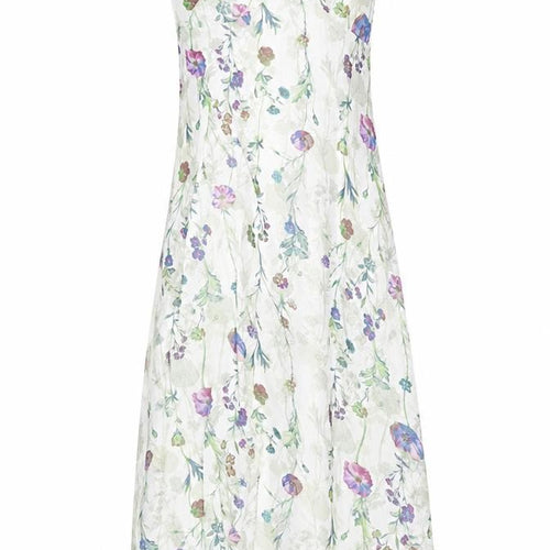 Oh My Love Women's Multicoloured Midi Floral Dress