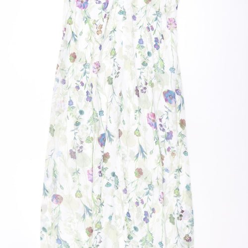 Oh My Love Women's Multicoloured Midi Floral Dress