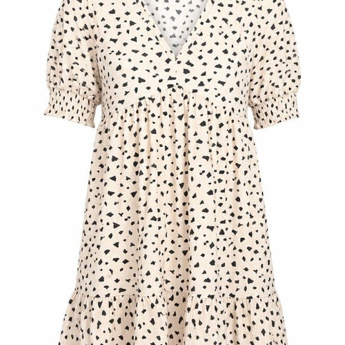 Miss Selfridge Women's Beige Geometric Dress Size 8