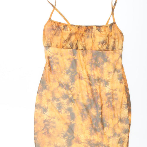 PrettyLittleThing Women's Multicoloured Tie Dye Slip Dress
