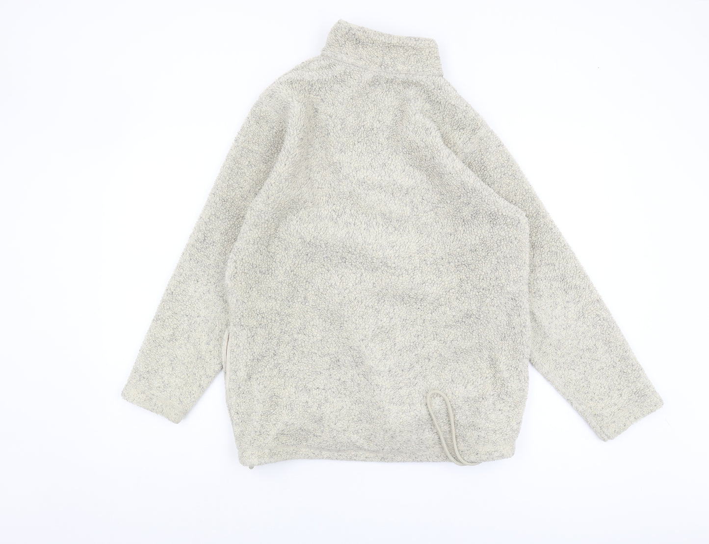 Anne Brooks Ivory Women's Zip Sweatshirt Size 10