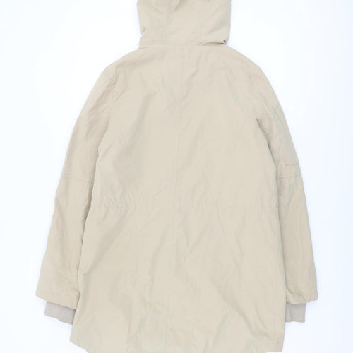 Oasis Women's Beige Parka Jacket - Size S