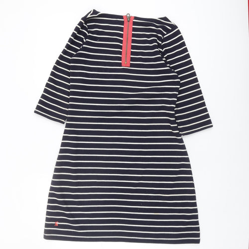 Joules Women's Navy Striped Shift Dress Size 10