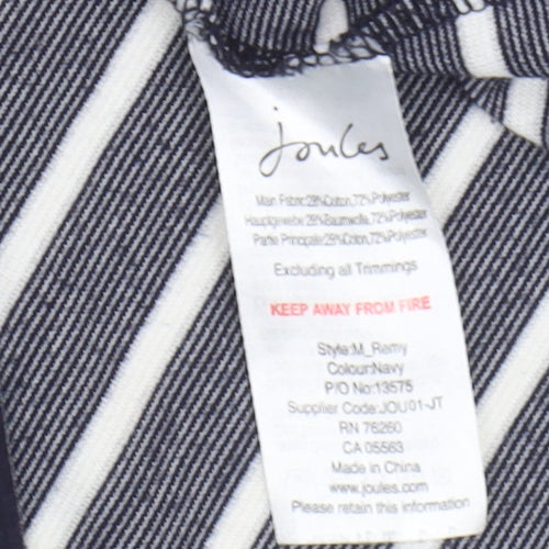 Joules Women's Navy Striped Shift Dress Size 10