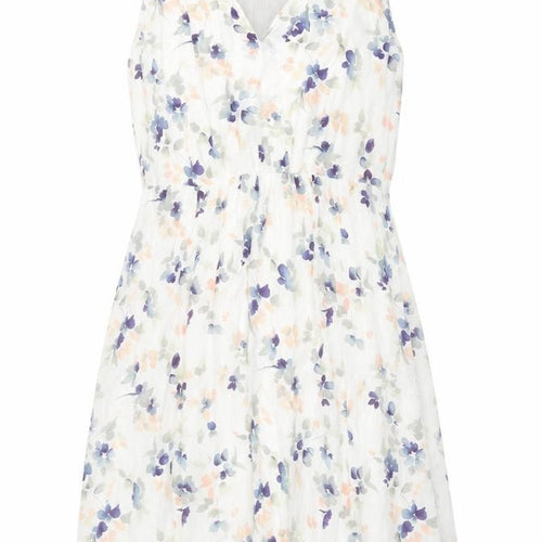 Jigsaw Women's Floral Dress Multicoloured Size 12 Casual
