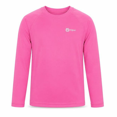 Higear Girls Pink Long Sleeve Jersey Top 9-10 Years