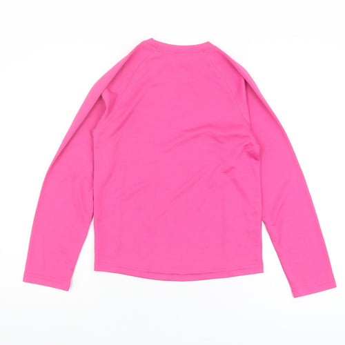 Higear Girls Pink Long Sleeve Jersey Top 9-10 Years