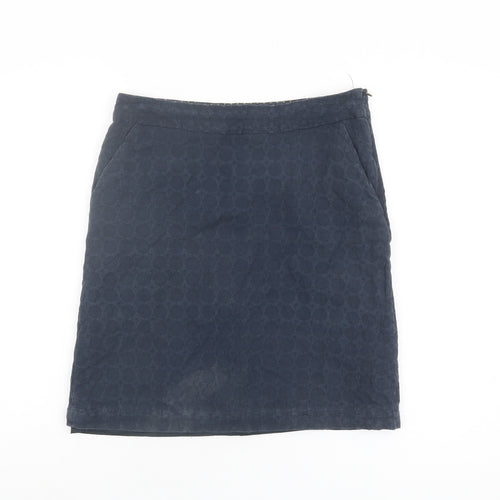 White Stuff Women’s Blue Pencil Skirt Size 10