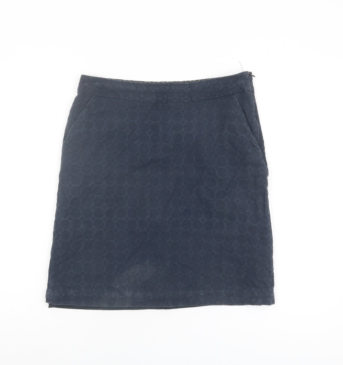 White Stuff Women’s Blue Pencil Skirt Size 10