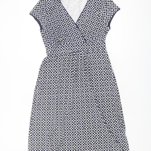Boden Women's Geometric Wrap Dress UK 12