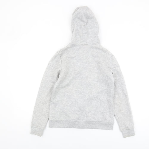LA Gear Girls Grey Full Zip Hoodie 9-10 Years