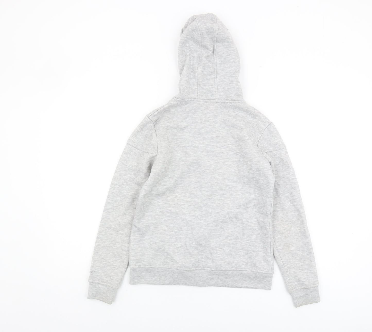 LA Gear Girls Grey Full Zip Hoodie 9-10 Years