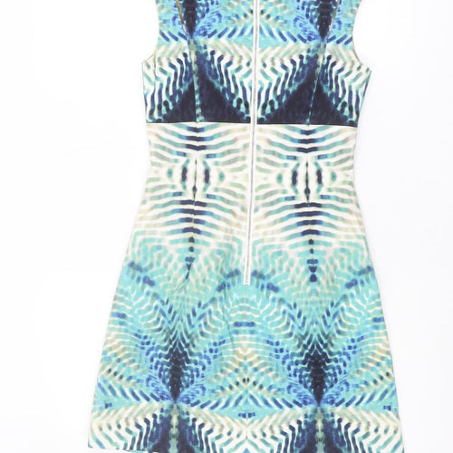 Karen Millen Women's Multicoloured Sheath Dress Size 8