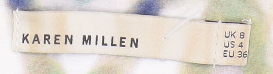Karen Millen Women's Multicoloured Sheath Dress Size 8