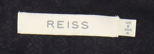 Reiss Black Pencil Skirt Women Size 8 Knee Length