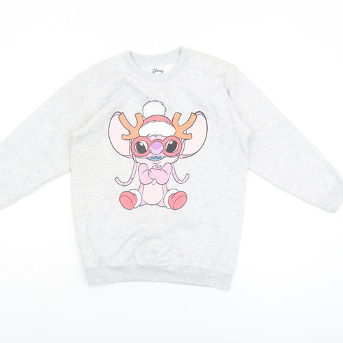 Disney Unisex Grey Pullover Sweatshirt L