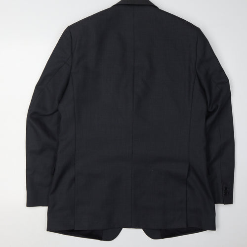 Pierre Cardin Men's Blue Wool Blazer 40 Regular