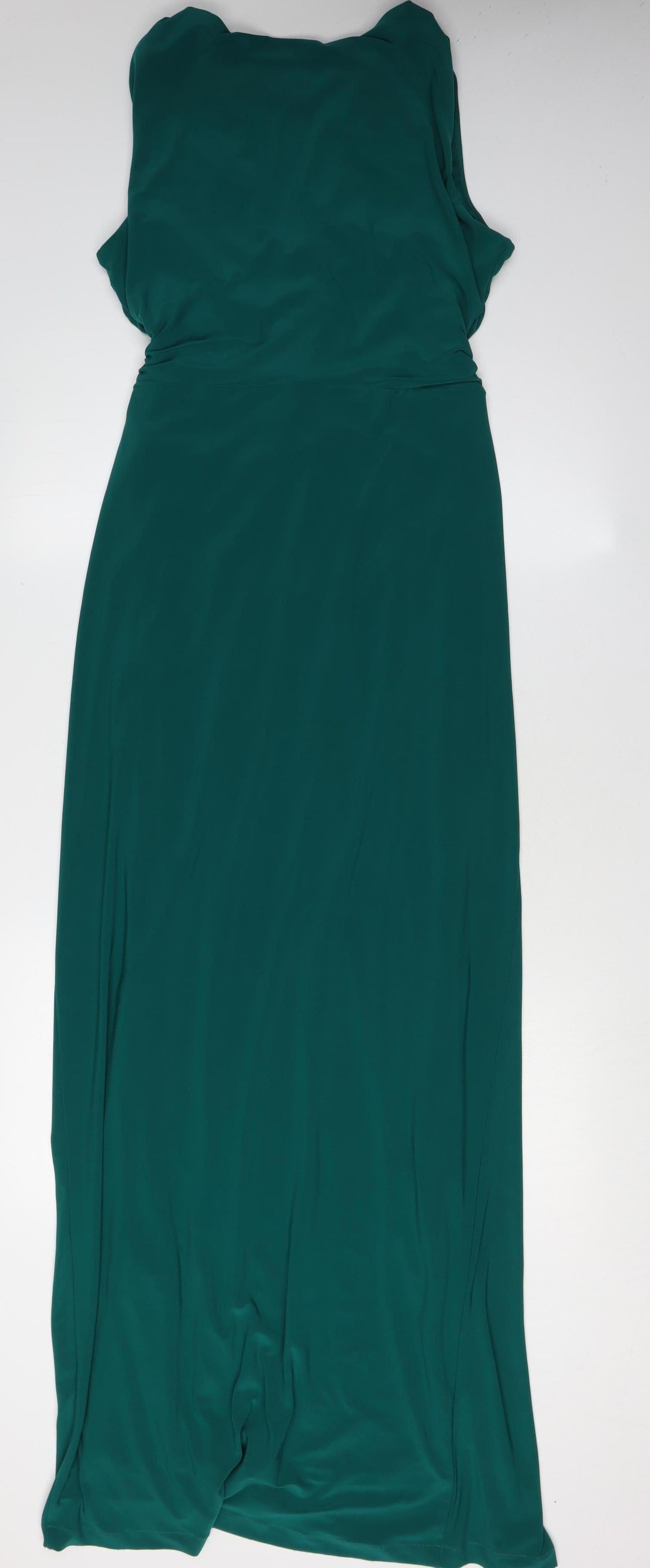Coast Women's Green Maxi Dress Size 14
