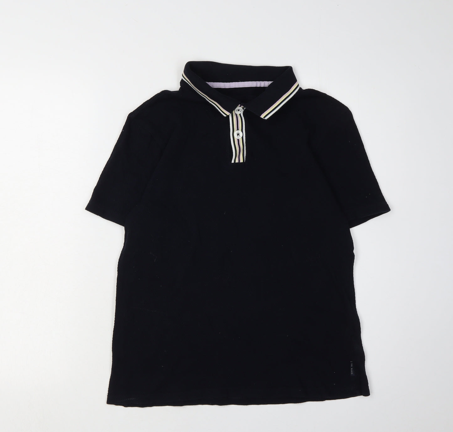 Ted Baker Men's Black Polo Shirt, Medium, Solid
