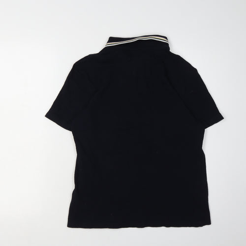 Ted Baker Men's Black Polo Shirt, Medium, Solid