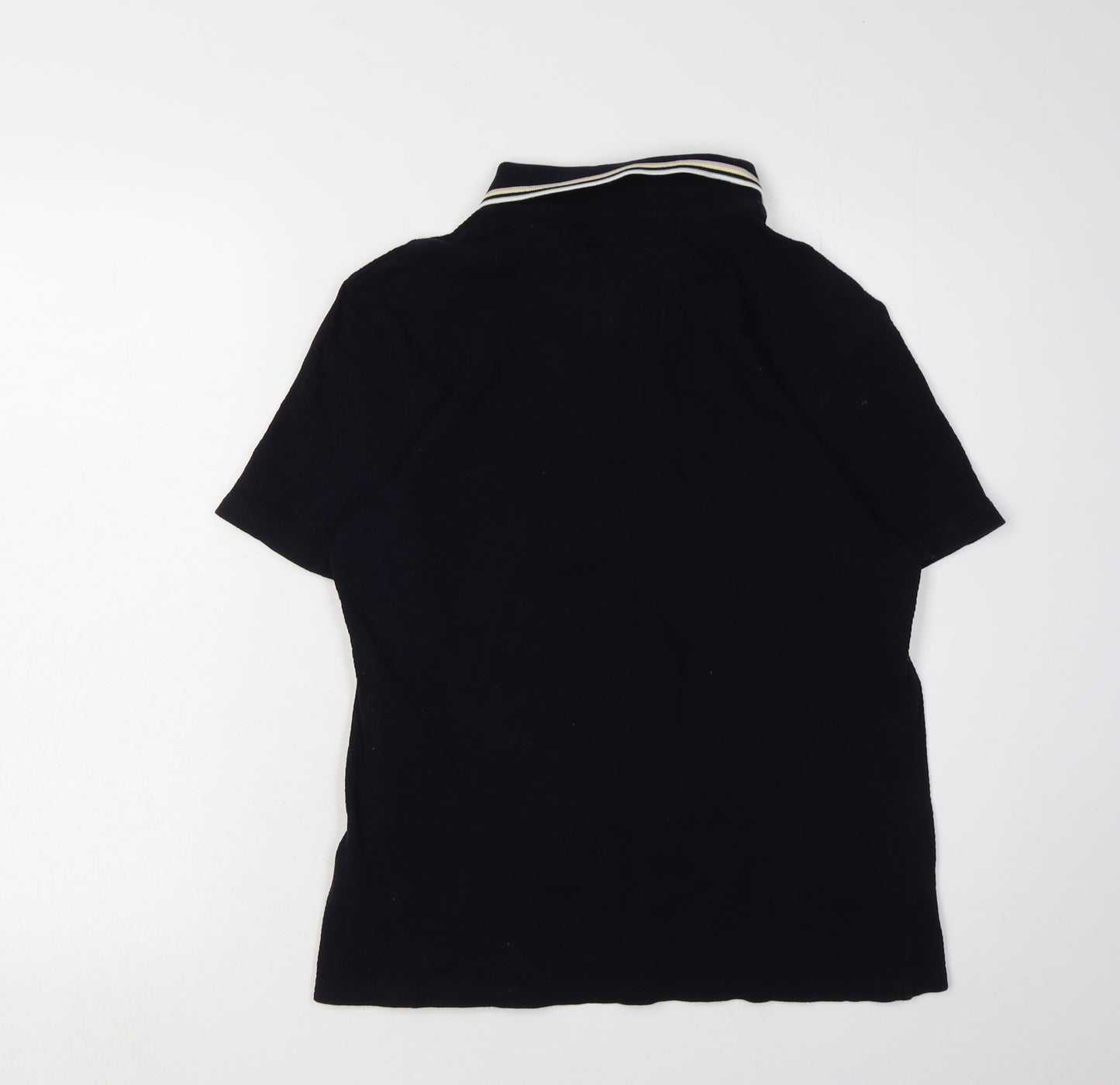 Ted Baker Men's Black Polo Shirt, Medium, Solid