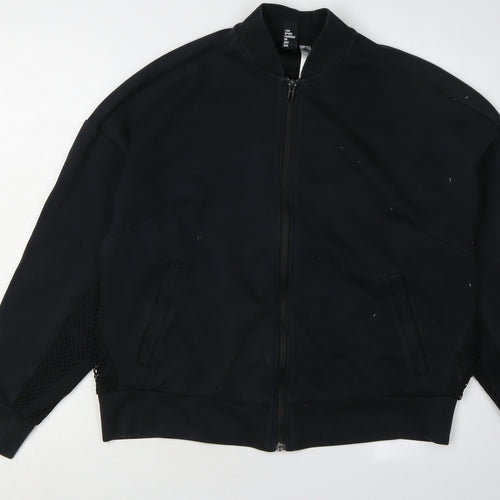 Adidas Unisex Black Full Zip Sweatshirt L