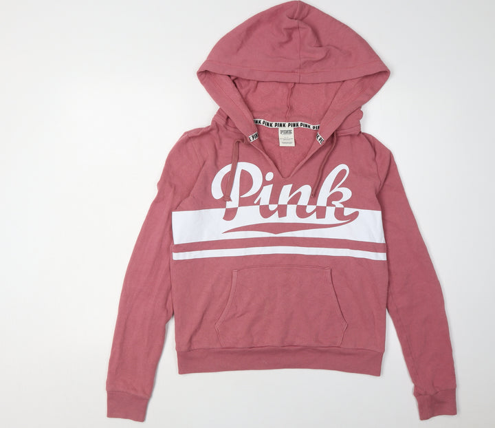 Victoria's Secret Women's Pink Hoodie S Pullover Lightweight