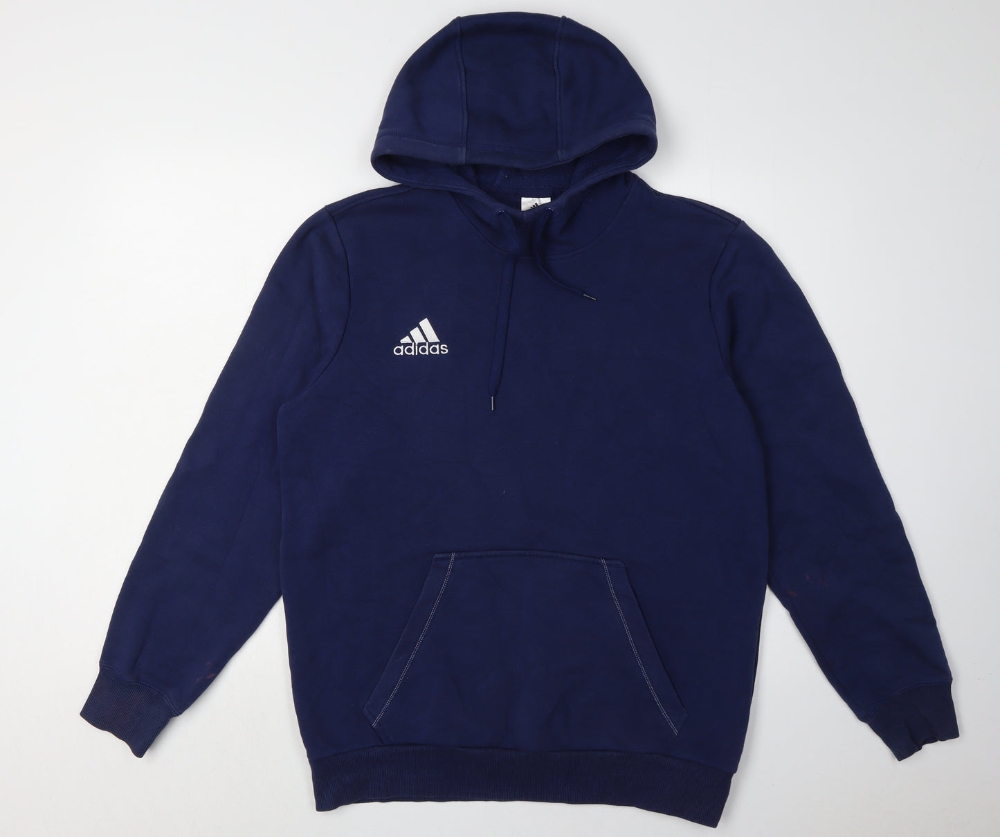 Adidas Men’s Blue Pullover Hoodie Medium