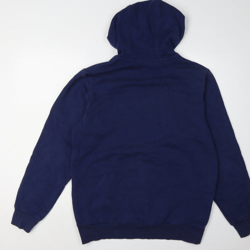 Adidas Men’s Blue Pullover Hoodie Medium