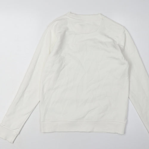 Gant Girls White Pullover Sweatshirt 13-14Y Long Sleeve