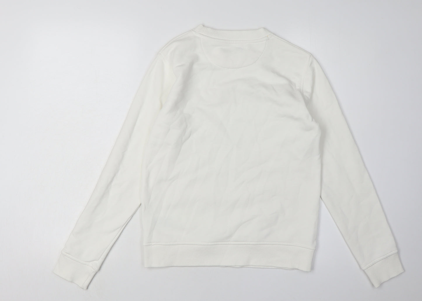 Gant Girls White Pullover Sweatshirt 13-14Y Long Sleeve