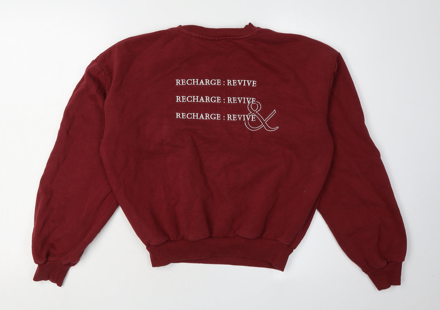 BO&TEE Women's Red Pullover Sweatshirt XS