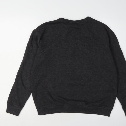 Women's Black NASA Logo Sweatshirt Size 12 Pullover
