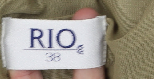 RIO Women's Multicoloured Pleated Midi Skirt Size 10