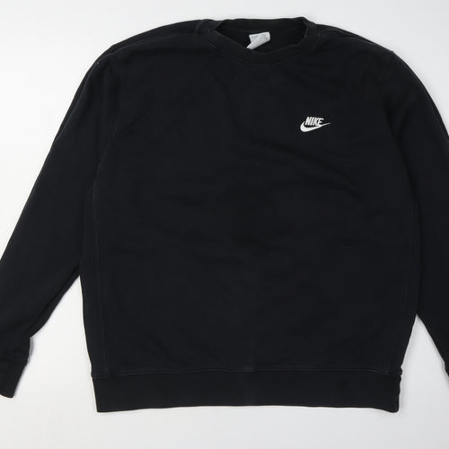 Nike Men's Black Pullover Sweatshirt - Size L