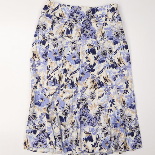Isle Women's Multicoloured Floral Skirt Size 12