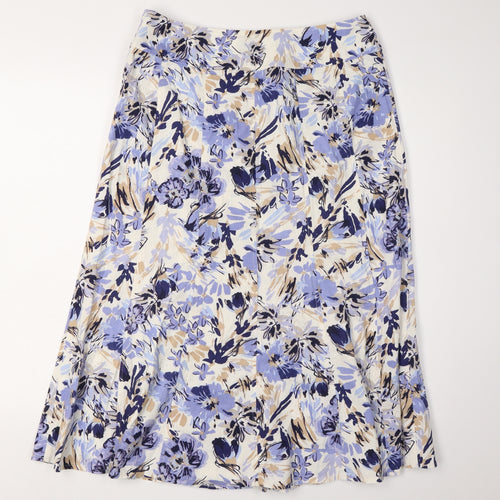 Isle Women's Multicoloured Floral Skirt Size 12
