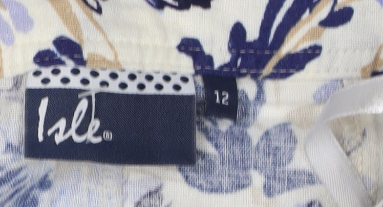 Isle Women's Multicoloured Floral Skirt Size 12