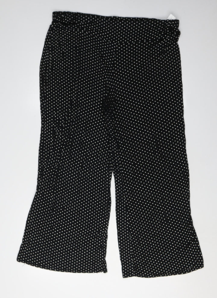 Roman Women's Black Polka Dot Trousers Size 18