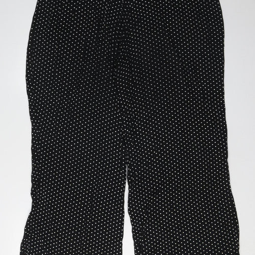 Roman Women's Black Polka Dot Trousers Size 18