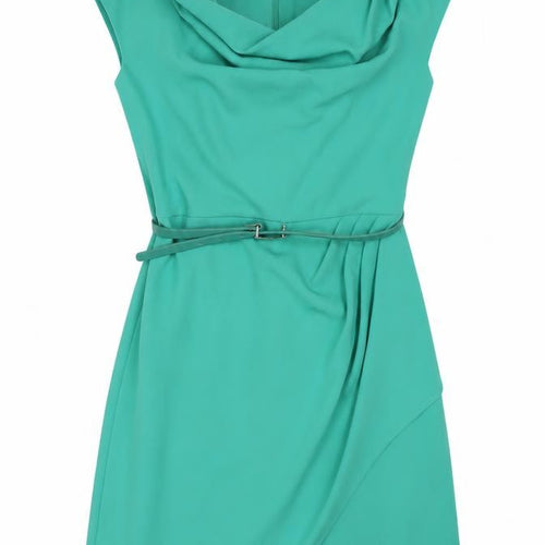 Oasis Women’s Green Sheath Dress Size 8 Sleeveless