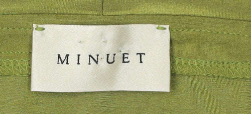 Minuet Women's Green Wrap Blouse Size 16