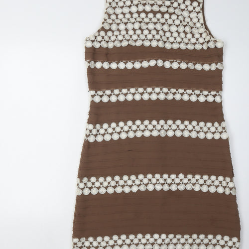 Phase Eight Women's Brown Sheath Dress Size 12