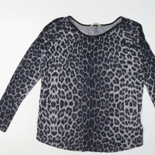 Oasis Women's Multicoloured Animal Print Pullover Jumper M