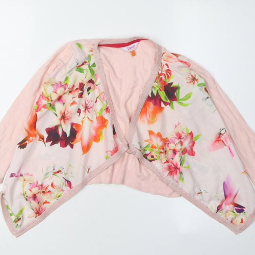Baker by Ted Baker Girls Pink Floral Shrug 5-6 Years